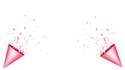 Confetti bursting frame 