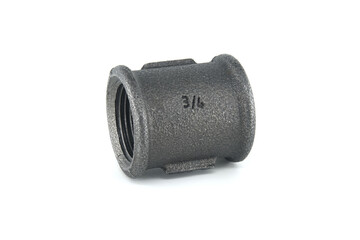 Rugged metal Pipe Coupling Fitting With Internal Threads For Plumbing And Industrial Use
