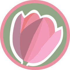 Pink flower logo.eps