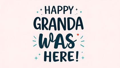 Fototapeta premium A whimsical typographic greeting for 