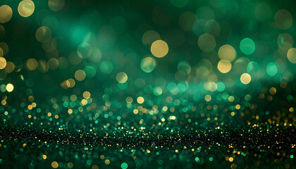 緑 金 キラキラ ラメグリッター 背景素材