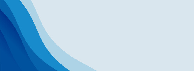 realistic blue gradation paper cut wave abstract background. modern trendy design