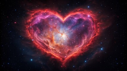 nebula shaped like a human heart