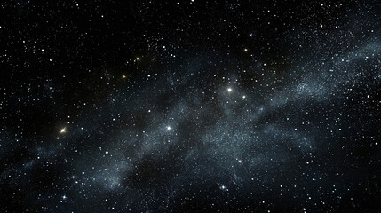 Obraz premium A mesmerizing view of the night sky, showcasing countless stars and celestial bodies. The cosmos is filled with mystery