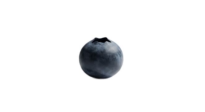 Isolated Blueberry Fruit Isolated On Transparent Background