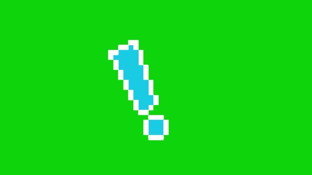 Animation of exclamation