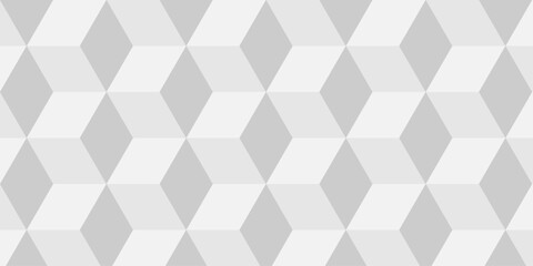 Fototapeta premium Abstract white cube grid polygon decoration block hexagon geometric texture background. block construction surface cubic wall square creative business texture backgroud.