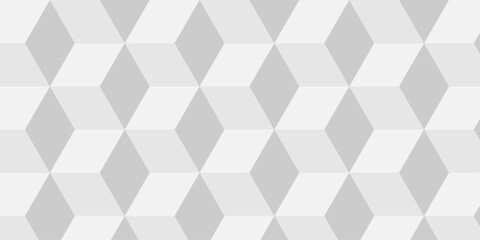 Fototapeta premium Abstract white cube grid polygon decoration block hexagon geometric texture background. block construction surface cubic wall square creative business texture backgroud.