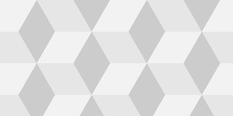 Fototapeta premium Abstract white cube grid polygon decoration block hexagon geometric texture background. block construction surface cubic wall square creative business texture backgroud.