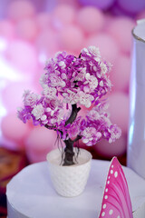 bouquet of pink roses