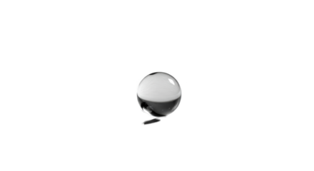 Isolated White Bicycle Bell on Black Background Realistic Photo