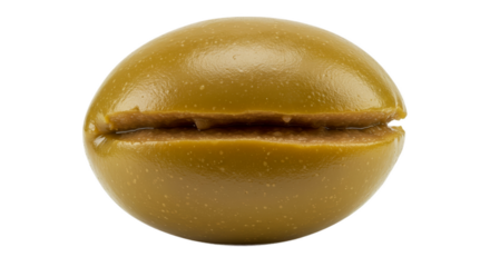 Olive Macro Realistic Photo With Golden Oil Splash Background