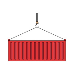 cargo container illustration