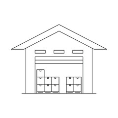 warehouse vector illustration	