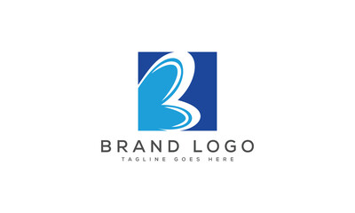 letter B logo design vector template design for brand.