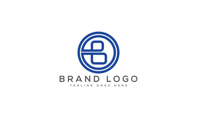 letter B logo design vector template design for brand.