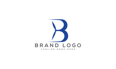 letter B logo design vector template design for brand.