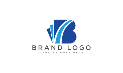 letter B logo design vector template design for brand.