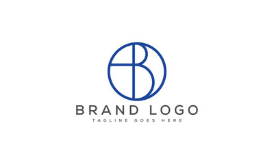 letter B logo design vector template design for brand.