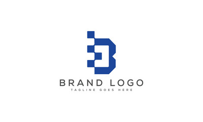 letter B logo design vector template design for brand.