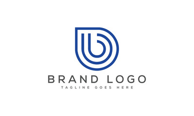 letter B logo design vector template design for brand.
