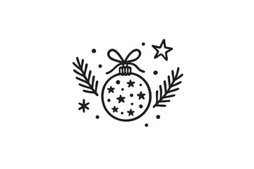 Handdrawn Illustration Christmas Decoration 