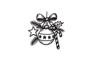Handdrawn Illustration Christmas Decoration 