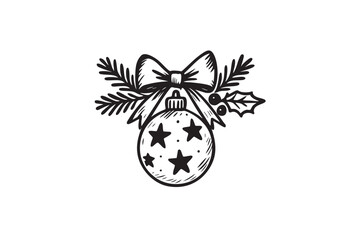 Handdrawn Illustration Christmas Decoration 