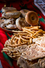Uyghur Snacks Platter — Nang Bread and Sangza, Kashgar Xinjiang