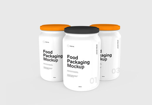 Food Packaging Mockup Collection