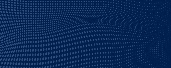 Dot blue pattern screen led light gradient texture background. Abstract technology big data digital background