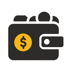 Wallet with Money Icon