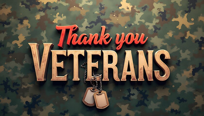 happy veterans day thank you veteran postcard 