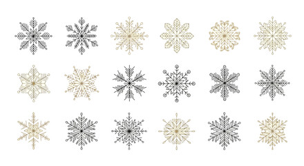 Elegant Snowflake Ornament Collection Intricate Designs for Winter and Holiday Decor