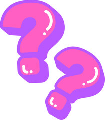 Cute Question mark sign