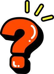 Cute Question mark sign