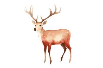 Fototapeta premium Reindeer wildlife antler animal.