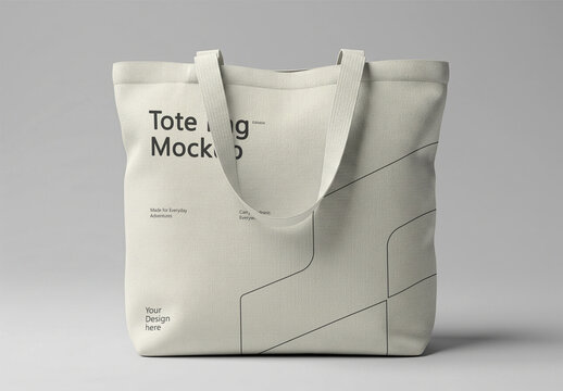 Realistic Tote Bag Mockup