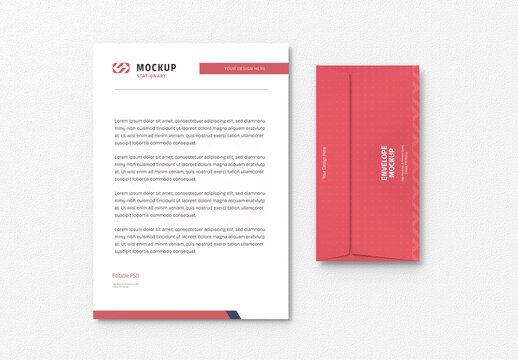 Envelope Mockup PSD Template