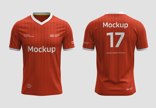 Jersey Mockup PSD Template
