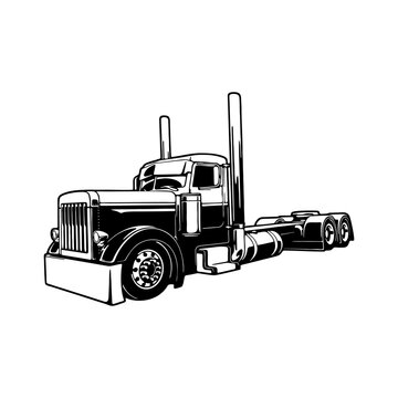 Truck Peterbilt 379, American Truck - Cut Files - Cricut file, cnc file ready to cut