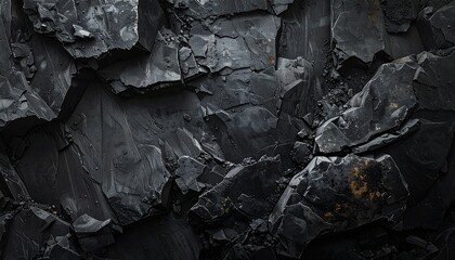Dramatic dark rock texture with stunning detail, perfect for adding a sophisticated, modern backdrop to your project or design