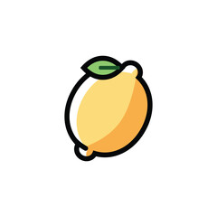 cute orange fruit character with bird illustration
