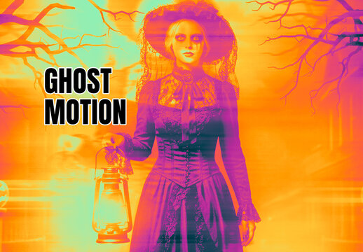 Ghost Trail Motion Blur Photo Effect