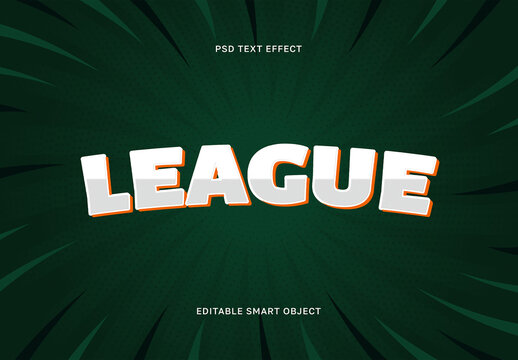 3D Font Sports Team Bold Text Effect