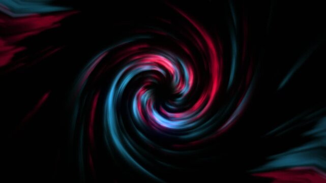 Gradient swirling background- Circles spinning animation on black background. Twirl is rotating loop. Light trails- Twisted swirling energy twirl background and magic glowing circle light lines.