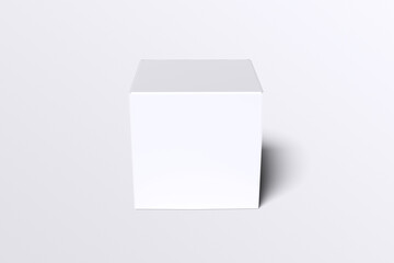 Square Box Mockup Blank