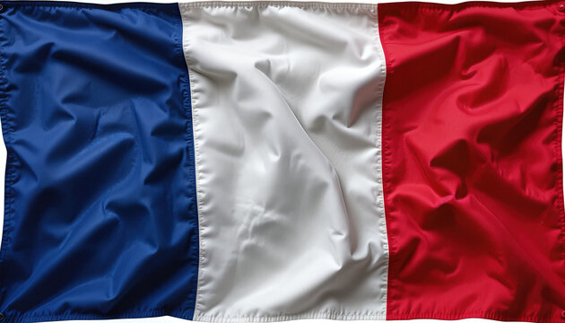 Waving french flag france photograph outdoor close-up national pride - Powered by Adobe