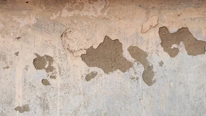 Crédence de cuisine Mur vieilli black and white image of a cracked wall. cracked white paint on a white background. old cracked texture, dry land crack texture for overlay, cracked wall texture grunge background. White black grey.   © MD OSMAN