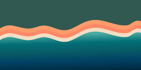 Retro Wave Abstract Background